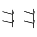 VEVOR Kayak Storage Rack for 2 Kayaks, Holds 200 lbs, Heavy Duty Adjustable Wall Mount Stand for Indoor Outdoor Garage Shed Dock, Black