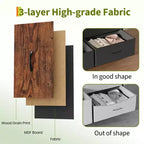 63 LED TV Stand Dresser with 8 Storage Drawers & LED Lighting, Steel Frame for 65-75 TV, Bedroom & Living Room Organizer