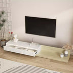 GDFStudio Ramsey Extendable LED TV Stand Entertainment Center with Storage