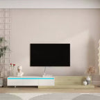 GDFStudio Ramsey Extendable LED TV Stand Entertainment Center with Storage