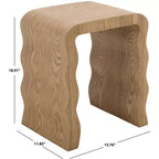 Table d'appoint Barney Wood - Naturel - SEI