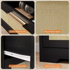 10 Drawers Dresser, Wooden Storage Organizer with Anti-tipping Device, for Living Room, Hallway, Entryway