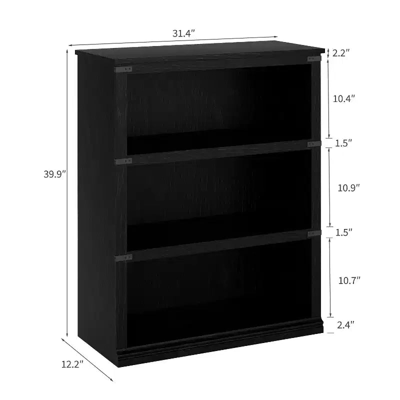Étagère à 3 niveaux de style milieu de siècle, Rangement cubes entrecroisés avec kit anti-basculement, Organisateur rétro pour salon, bureau à domicile