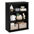 3-Tier Mid-Century Bookshelf, Crisscross Cube Storage with Anti-Tip Kit, Retro Organizer for Living Room, Home Office