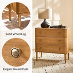 Noah Modern 26W 3-Drawer End Table Set of 2 with Solid Wood Legs Built-in Outlet|ART OF LIVING DESIGNS-OAK