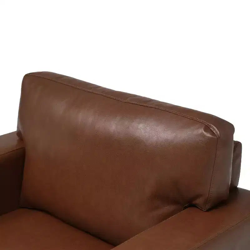 Christopher Knight Home Galen Modern Faux Leather Upholstered Armchair