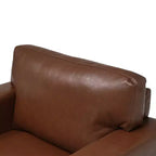 Christopher Knight Home Galen Modern Faux Leather Upholstered Armchair