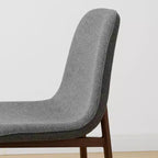 Lot de 3 tabourets de bar hauteur comptoir, tabourets d'îlot de cuisine rembourrés de 65 cm avec pieds en métal, chaises de bar à dossier incurvé pour salle à manger-Panipeachy