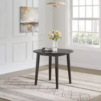 ROME + OAK Hinged Drop Leaf Dining Table Round Tabletop