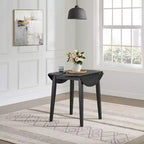 ROME + OAK Hinged Drop Leaf Dining Table Round Tabletop