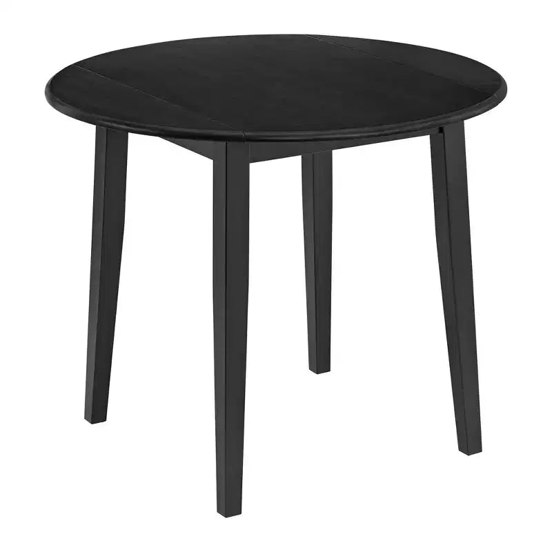 ROME + OAK Hinged Drop Leaf Dining Table Round Tabletop