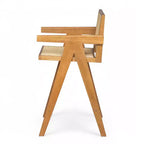 Christopher Knight Home Kelly Modern Minimalist Rubberwood Bar Stools with Cane Design (Set of 2)