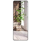 Miroir sur pied 53x147 cm Americanflat – Noir – Décoration d'intérieur haut de gamme – Verre incassable – Design moderne et élégant – Moderne