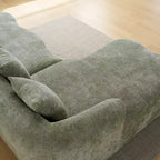 GDFStudio Belmont 104 Full Compression L-Shape Modular Chenille Upholstered Sectional Sofa
