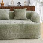 GDFStudio Belmont 104 Full Compression L-Shape Modular Chenille Upholstered Sectional Sofa