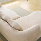 GDFStudio Belmont 104 Full Compression L-Shape Modular Chenille Upholstered Sectional Sofa