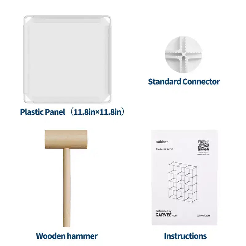 Organisateur de rangement 12 cubes, étagère en PVC empilable à monter soi-même, unité polyvalente pour chambre/salon/bureau à domicile