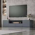 ATJafurn Modern TV Stand for 65/70/75/85 inch TV, Wooden Entertainment Center Media Console with Storage and Drawers for Living Room