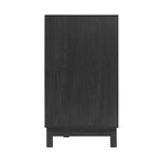 Commode moderne à 6 tiroirs Whisen avec panneau cannelé, coffre d'appoint pour chambre à coucher, armoire de rangement polyvalente