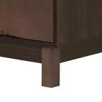 Commode moderne à 6 tiroirs Whisen avec panneau cannelé, coffre d'appoint pour chambre à coucher, armoire de rangement polyvalente