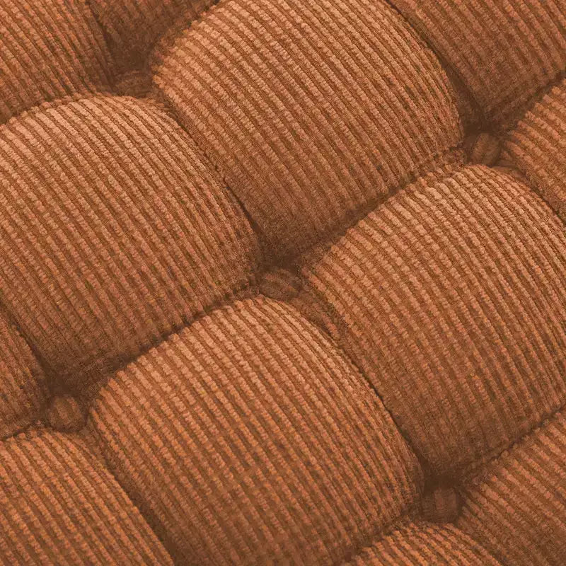 Banc de rangement capitonné Whisen 29,5'' avec détails à pompons, revêtement en tissu doux pour chambre et entrée
