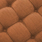 Banc de rangement capitonné Whisen 29,5'' avec détails à pompons, revêtement en tissu doux pour chambre et entrée