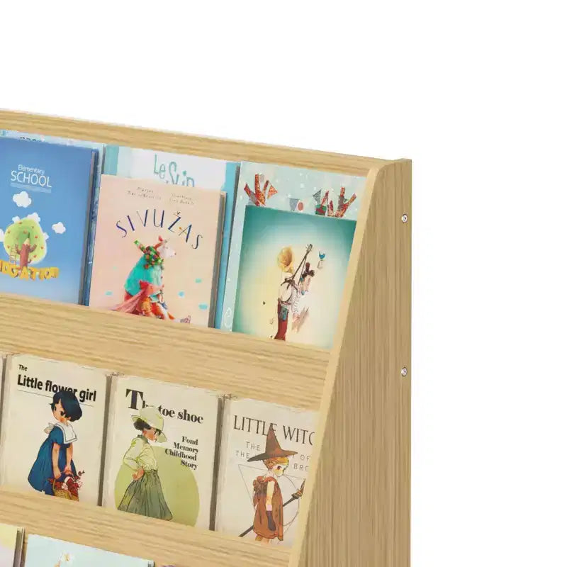 GDFStudio Zee Étagère à Livres Moderne à 4 Niveaux pour Enfants