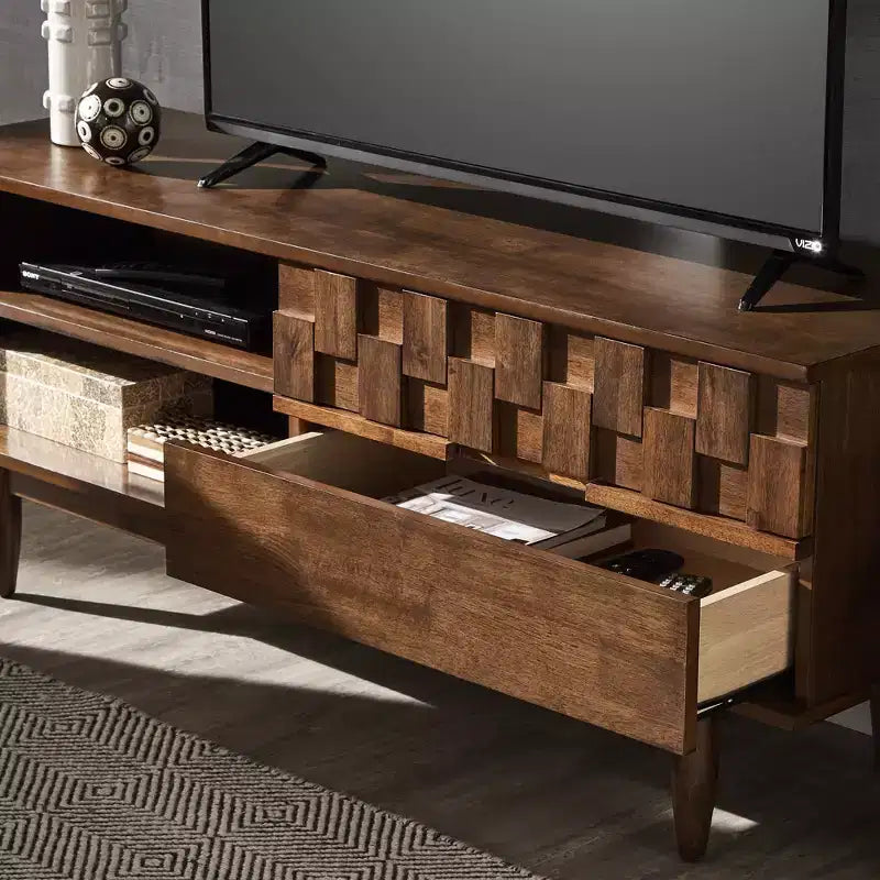 Meuble TV large Chasin 59 - Brun - iNSPIRE Q