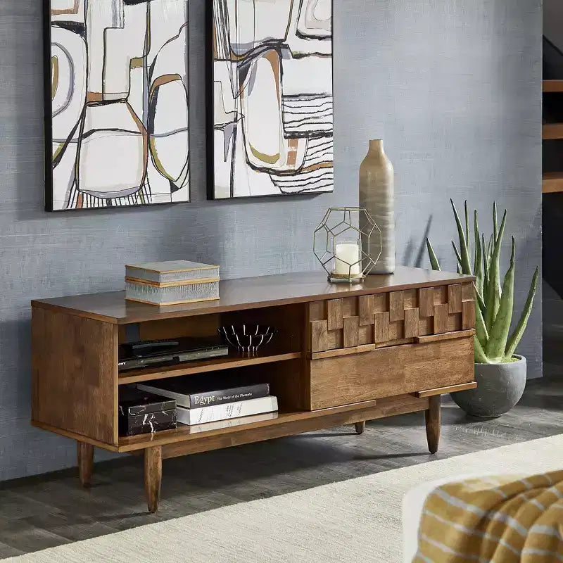 Meuble TV large Chasin 59 - Brun - iNSPIRE Q