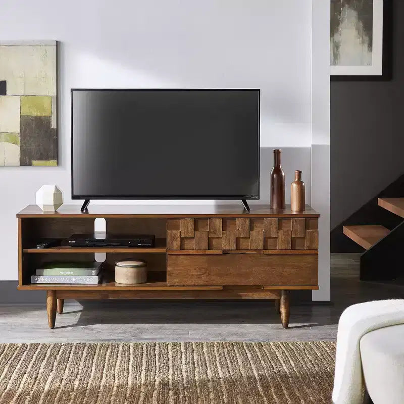 Meuble TV large Chasin 59 - Brun - iNSPIRE Q