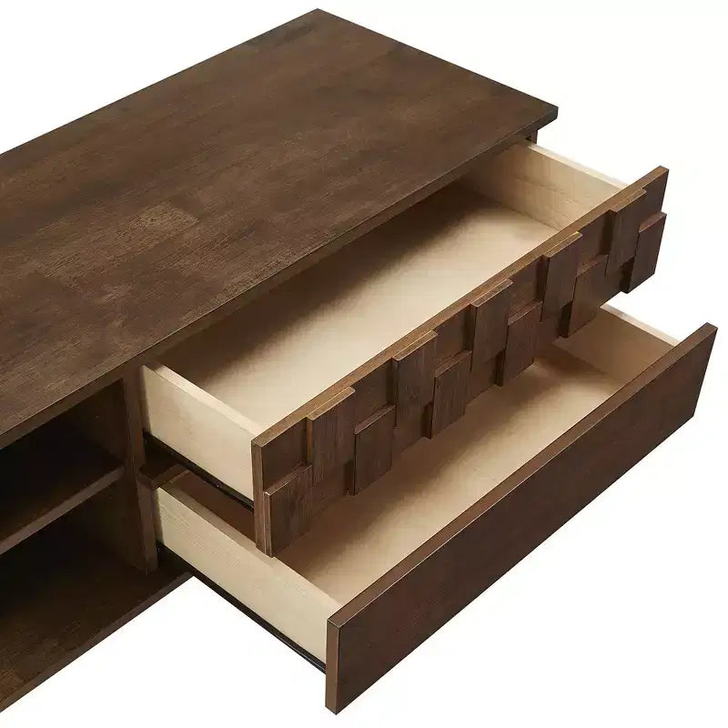 Meuble TV large Chasin 59 - Brun - iNSPIRE Q