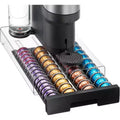 Vtopmart Acrylic Clear Coffee Pod Drawer Organizer for Nespresso Vertuo Pods, Holds 40 Large or 60 Small Capsules