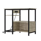 Meuble de support d'aquarium, Étagères de rangement ouvertes, Étagères de rangement en métal et bois, Étagère de rangement pratique pour la maison (Uniquement le cadre)