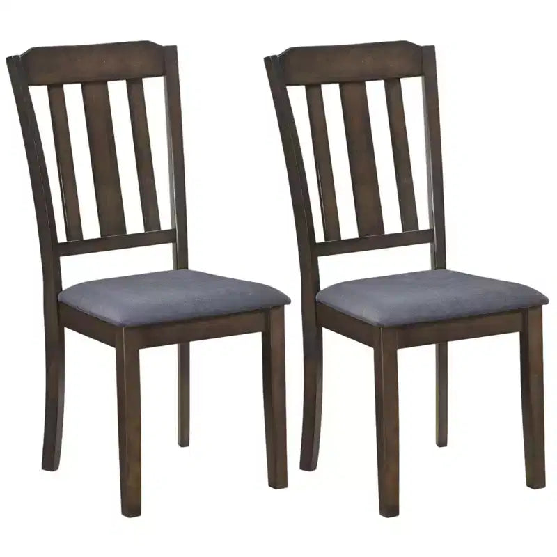 Costway Dining Chairs Set of 2/4 with Comfortable Backrest & Padded Seat for Living Room