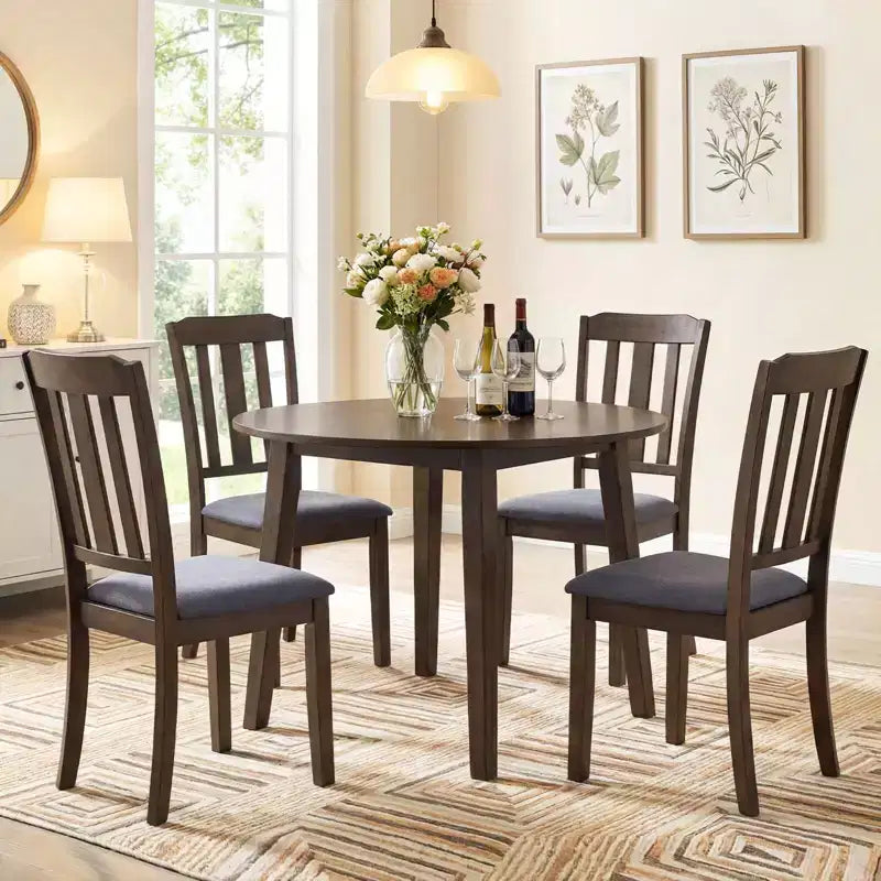 Lot de 2/4 chaises de salle à manger Costway avec dossier confortable et assise rembourrée pour le salon