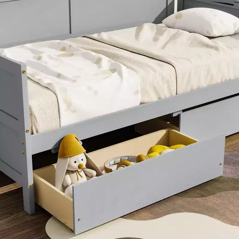 MAYEERTY Barrière de sécurité complète pour lit superposé en métal robuste et très résistante