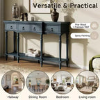 Christopher Knight Home Zippy – Console traditionnelle avec 3 tiroirs et 1 étagère inférieure