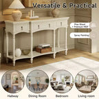 Christopher Knight Home Zippy – Console traditionnelle avec 3 tiroirs et 1 étagère inférieure
