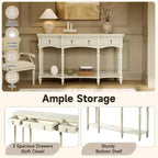 Christopher Knight Home Zippy – Console traditionnelle avec 3 tiroirs et 1 étagère inférieure