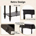 Christopher Knight Home Zippy – Console traditionnelle avec 3 tiroirs et 1 étagère inférieure