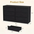 Commode à 3 tiroirs pour chambre à coucher, Armoire de rangement pour vêtements, Organiseur de commode pour placard, salon, couloir, entrée, Rangement vertical, Naturel