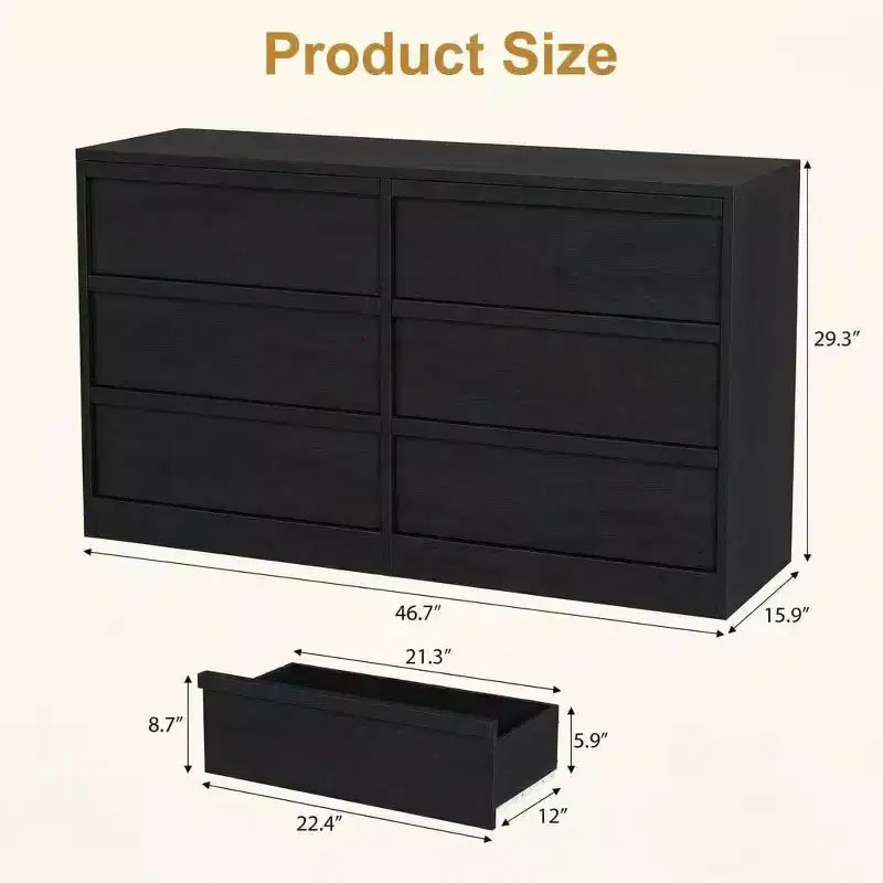 Commode à 3 tiroirs pour chambre à coucher, Armoire de rangement pour vêtements, Organiseur de commode pour placard, salon, couloir, entrée, Rangement vertical, Naturel