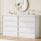 Commode à 3 tiroirs pour chambre à coucher, Armoire de rangement pour vêtements, Organiseur de commode pour placard, salon, couloir, entrée, Rangement vertical, Naturel