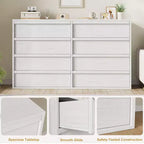 Commode à 3 tiroirs pour chambre à coucher, Armoire de rangement pour vêtements, Organiseur de commode pour placard, salon, couloir, entrée, Rangement vertical, Naturel