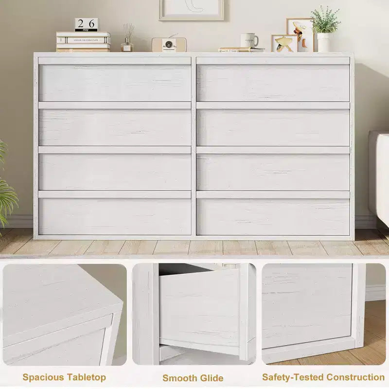 Commode à 3 tiroirs pour chambre à coucher, Armoire de rangement pour vêtements, Organiseur de commode pour placard, salon, couloir, entrée, Rangement vertical, Naturel