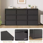 Commode à 3 tiroirs pour chambre à coucher, Armoire de rangement pour vêtements, Organiseur de commode pour placard, salon, couloir, entrée, Rangement vertical, Naturel