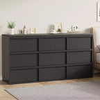 Commode à 3 tiroirs pour chambre à coucher, Armoire de rangement pour vêtements, Organiseur de commode pour placard, salon, couloir, entrée, Rangement vertical, Naturel