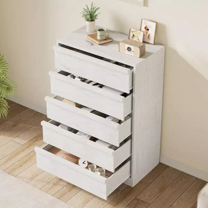 Commode à 3 tiroirs pour chambre à coucher, Armoire de rangement pour vêtements, Organiseur de commode pour placard, salon, couloir, entrée, Rangement vertical, Naturel
