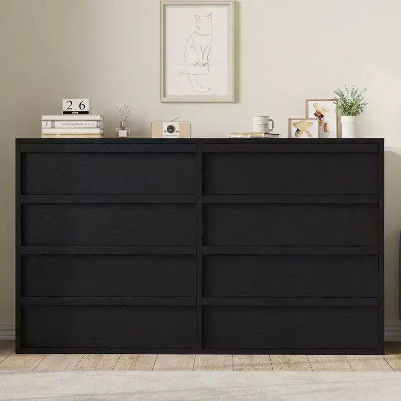 Commode à 3 tiroirs pour chambre à coucher, Armoire de rangement pour vêtements, Organiseur de commode pour placard, salon, couloir, entrée, Rangement vertical, Naturel
