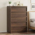 Commode à 3 tiroirs pour chambre à coucher, Armoire de rangement pour vêtements, Organiseur de commode pour placard, salon, couloir, entrée, Rangement vertical, Naturel